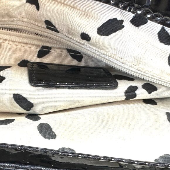 Large Kate Spade Patent Leather Chain Shoulder Bag — Gold Hardware — GUC - Picture 6 of 15